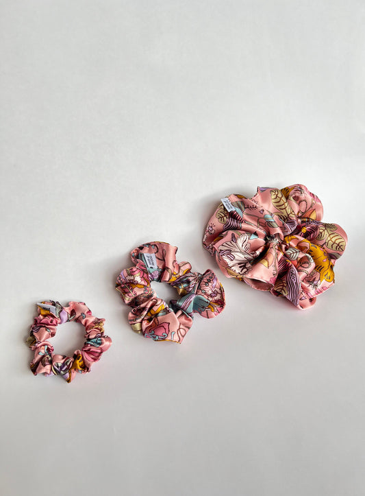 Liberty London Silk Scrunchies - Fantasyland - Multiple Sizes