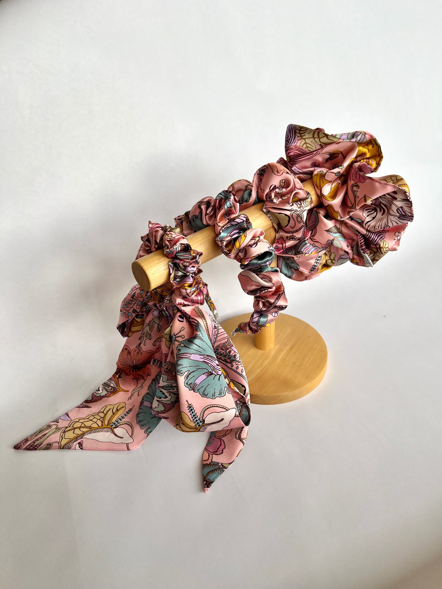 Liberty London Silk Scrunchie with Bow - Fantasyland